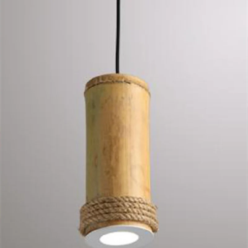 7. Barlampor av bambu