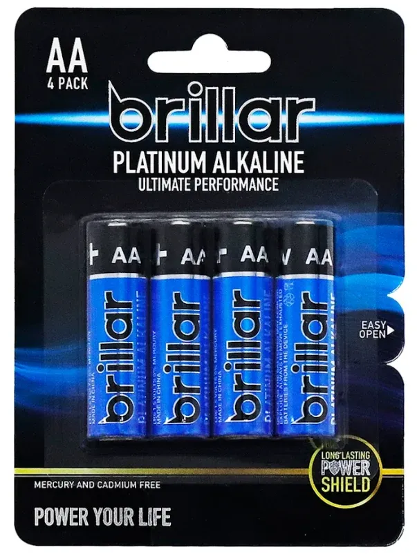 4pc AA PLATINUM ALAKALINE