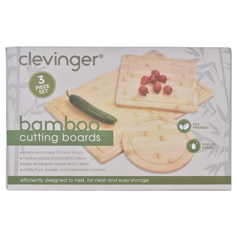 3pc Bamboo Cutting Board