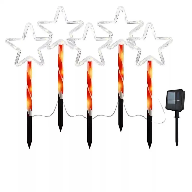 Solar Star Pathway Ground Spike Lights