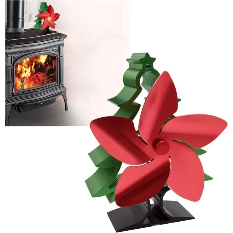 5cm Fireplace Fan Fireplace & Stove Accessory Christmas Tree Shape x12