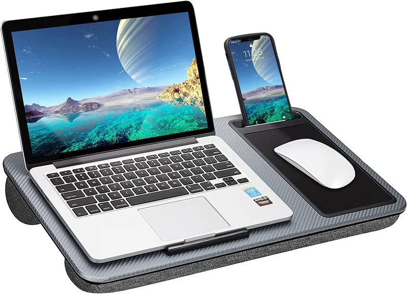 Silver Portable Laptop Desk