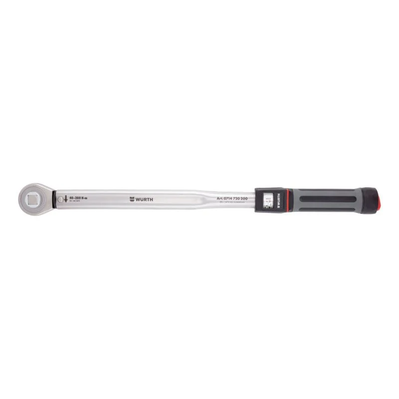 Wurth 1/2 Inch Torque Wrench 40-200Nm Ratchet Drive Tool