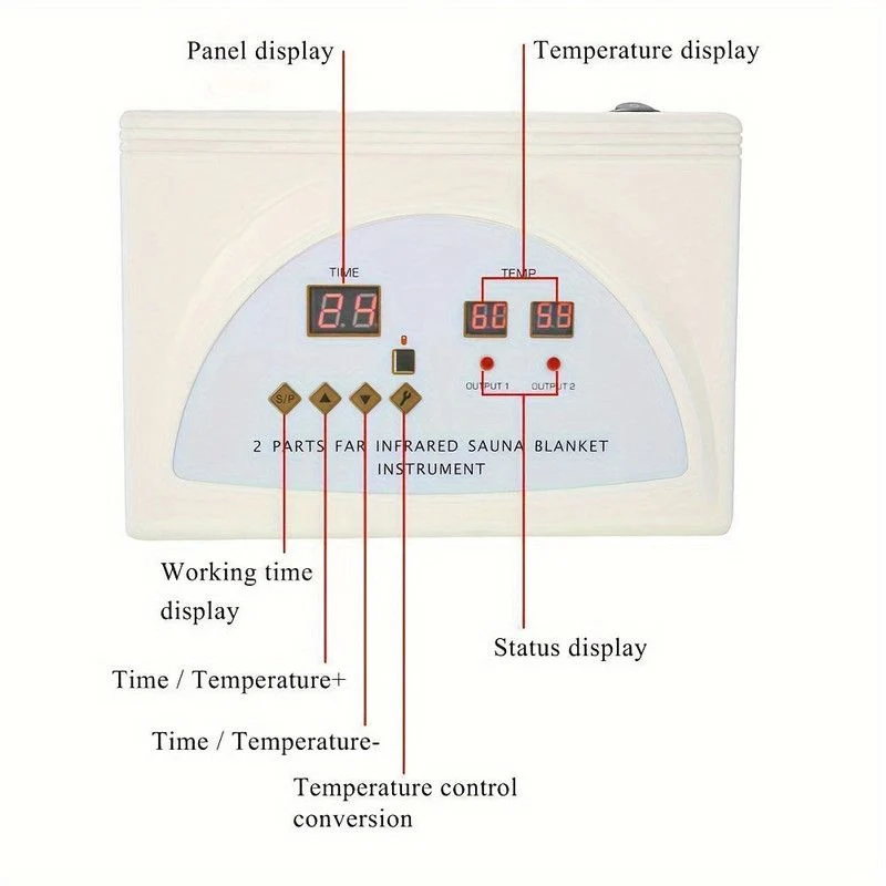 Far Infrared Sauna Blanket For Slimming & Detox(White)