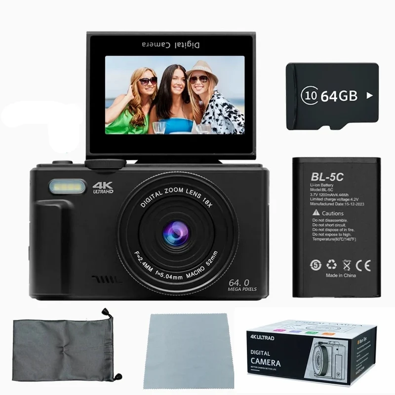 4K Digital Camera for Photography
