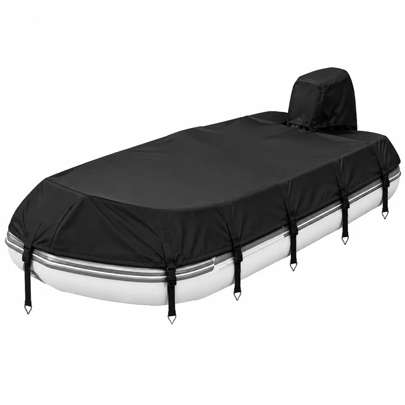 1096×490cm Trailerable 600D Oxford Pontoon Boat Cover