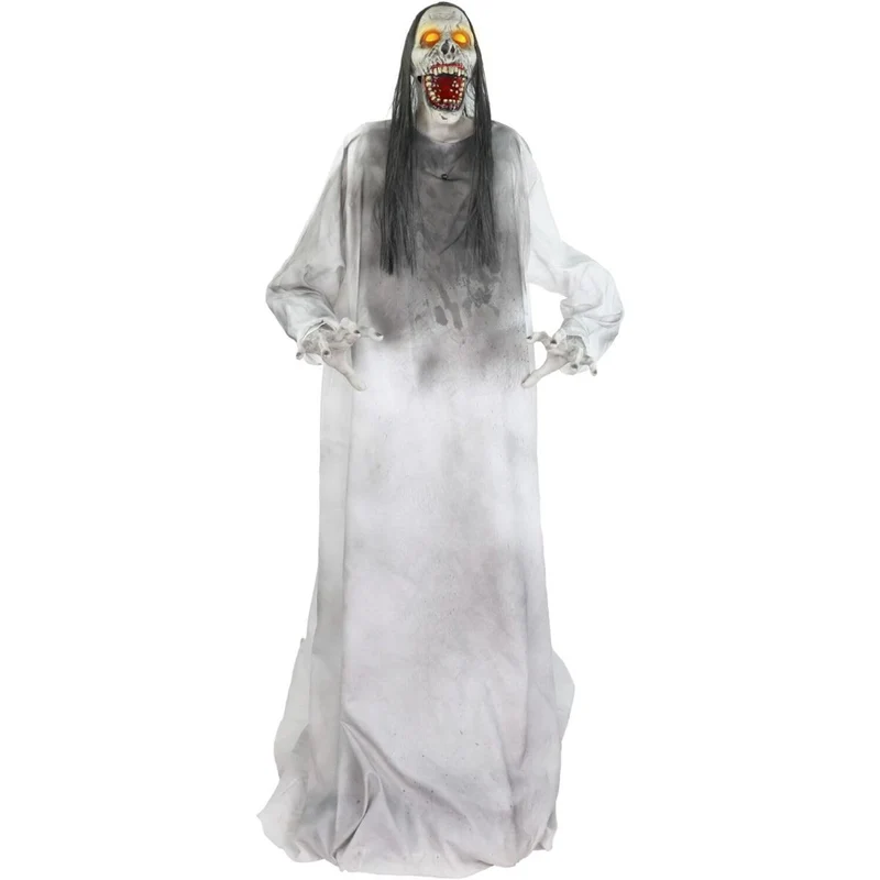 70.9in. Motion-Activated Animatronic Lurching Woman