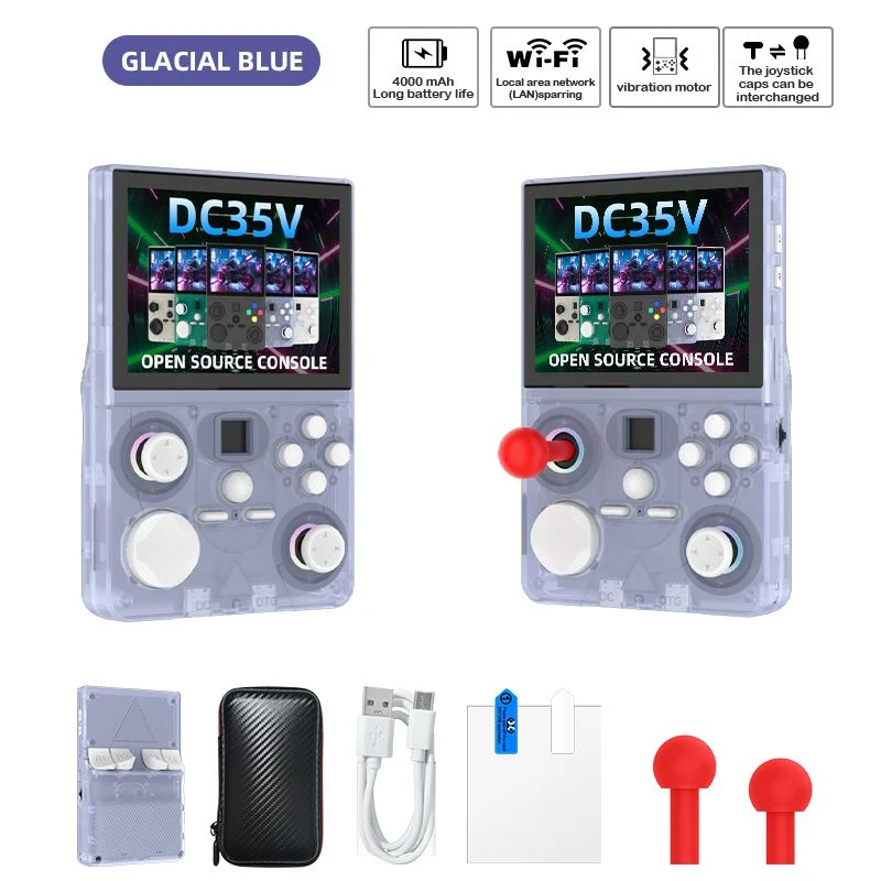 Blue DC35V Retro Handheld Game Console
