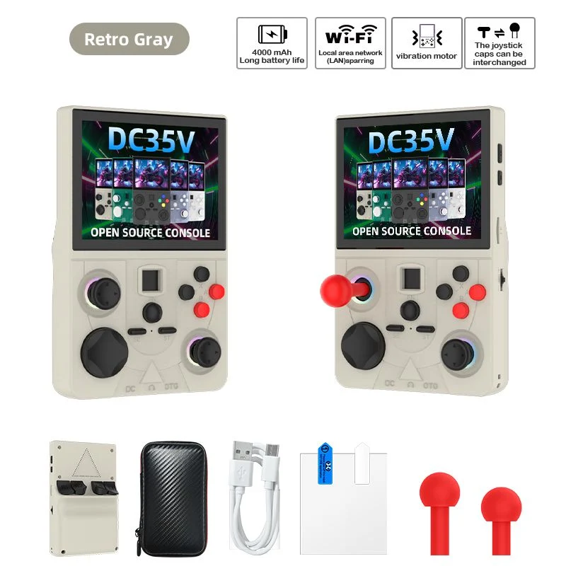 Grey DC35V Retro Handheld Game Console