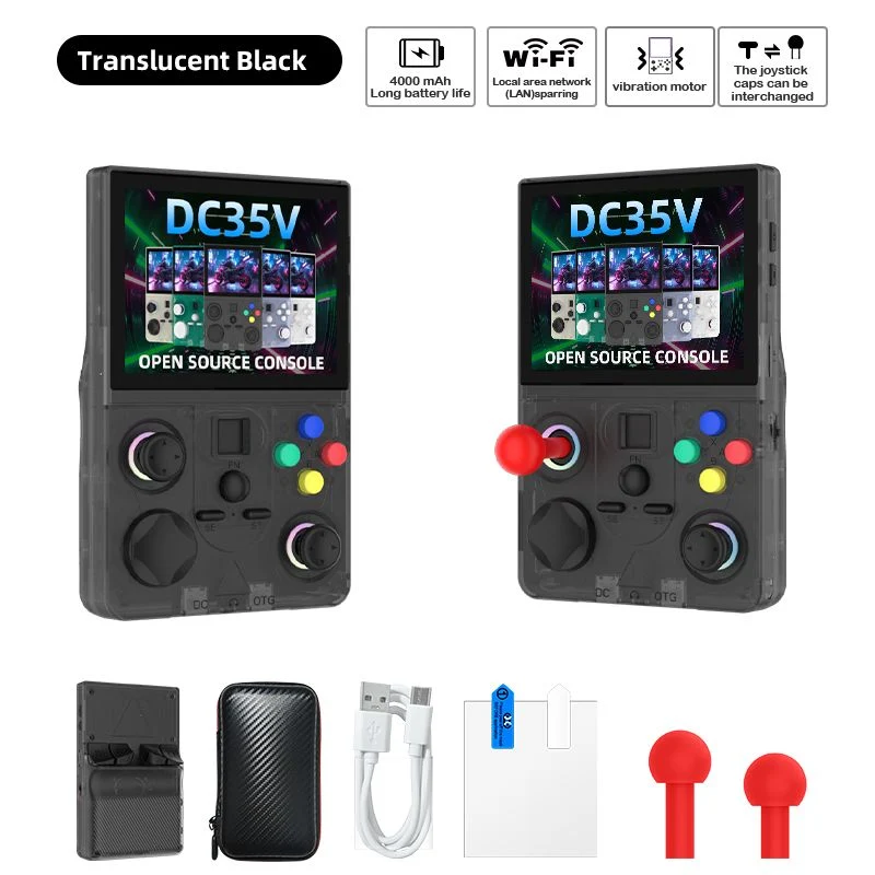 Black DC35V Retro Handheld Game Console