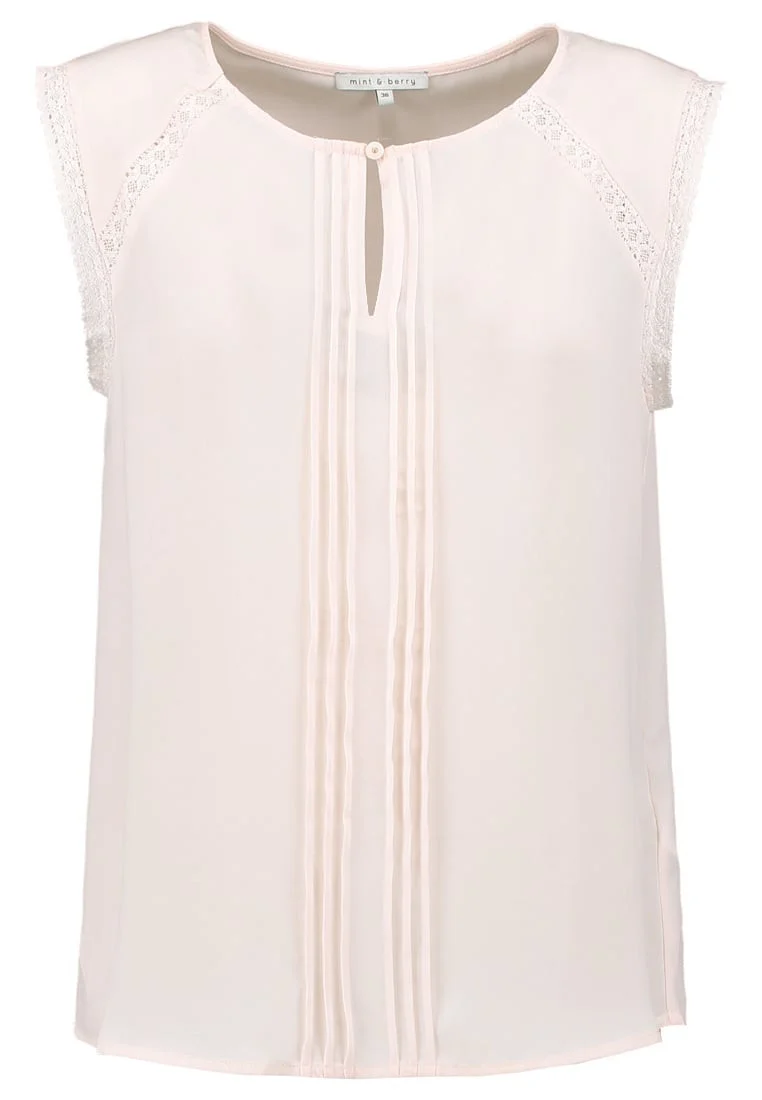 Mint berry top soft pink rose