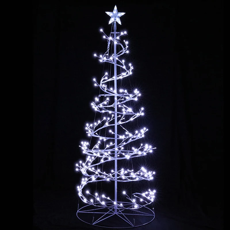 Jingle Jollys Christmas Tree 1.8M 6FT LED Xmas Decoration Cold White
