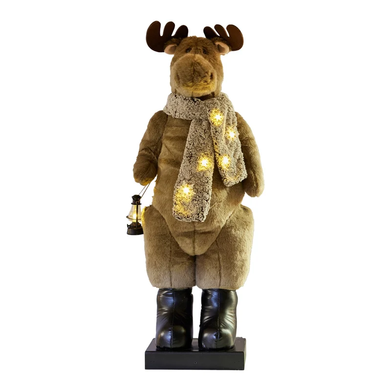 Christabelle 1.1m Musical LED Animated Christmas Moose Decoration