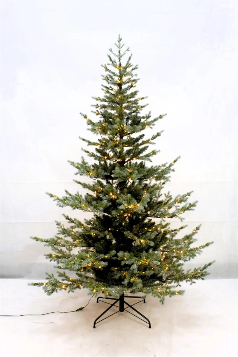 CHRISTMAS TREE GREY GREEN 7.5FT