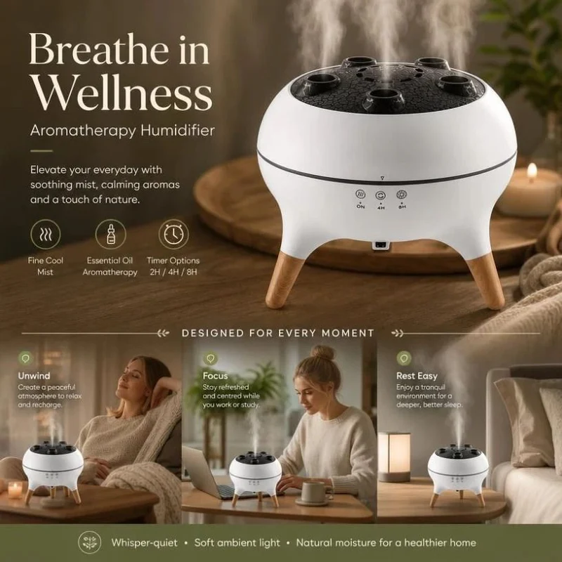 Sound Sensing Jellyfish Fragrance Diffuser