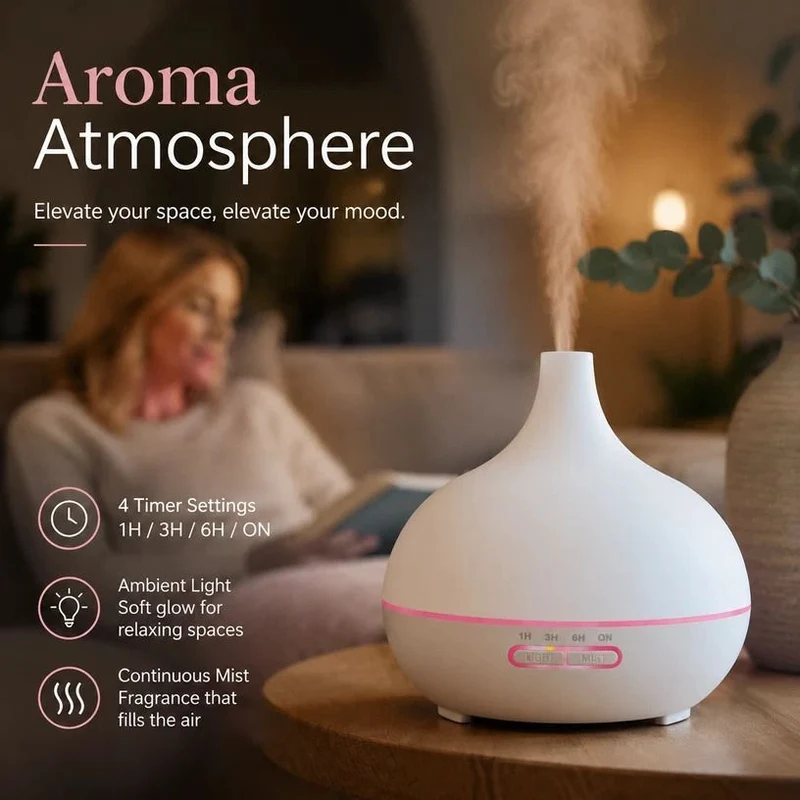 Onion Aroma Diffuser Pure White + Remote