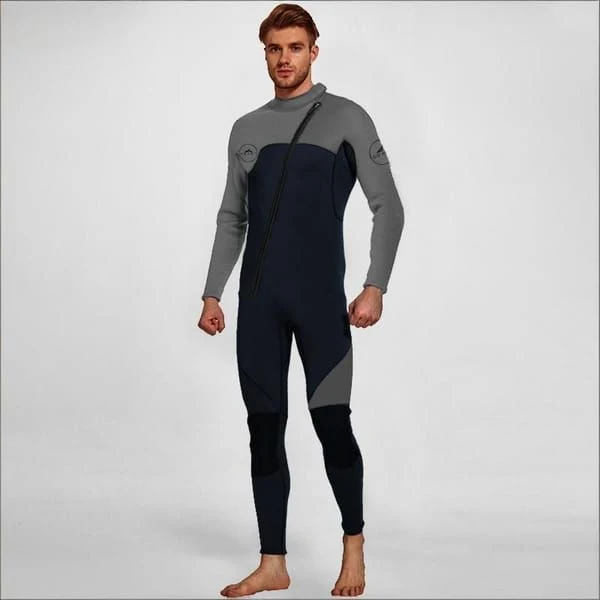 XXL Grey 3MM Men's Full Wetsuit