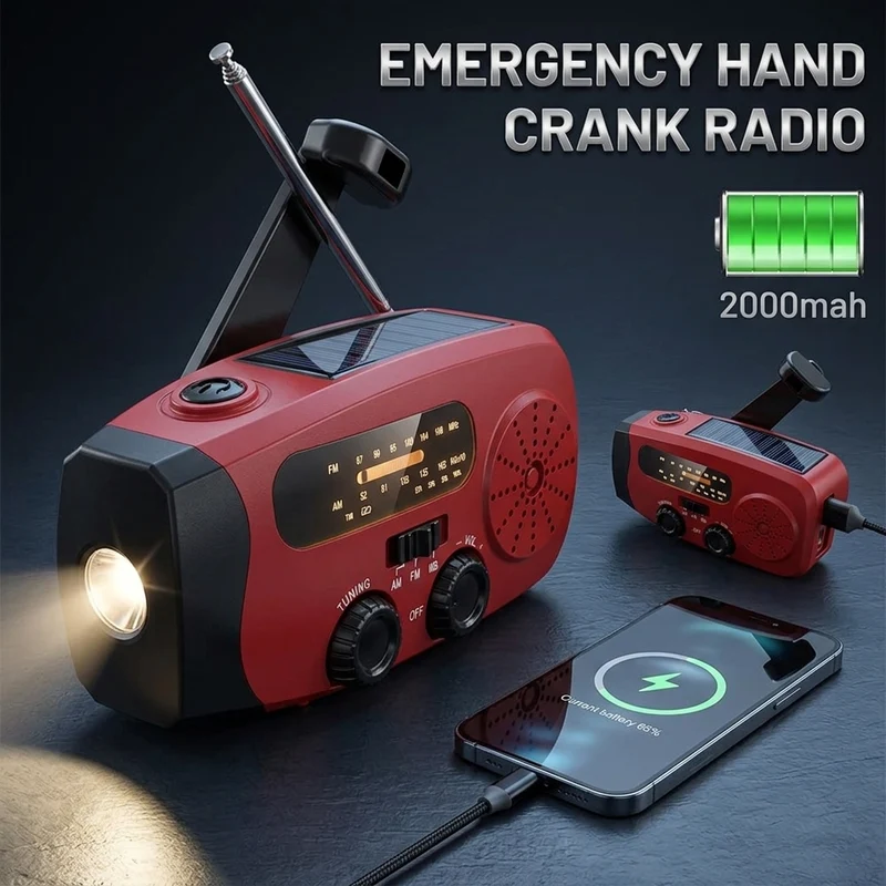 TILLFÄLLIGT 50% OFF | PowerRescue™ - Multifunktionell nödradio