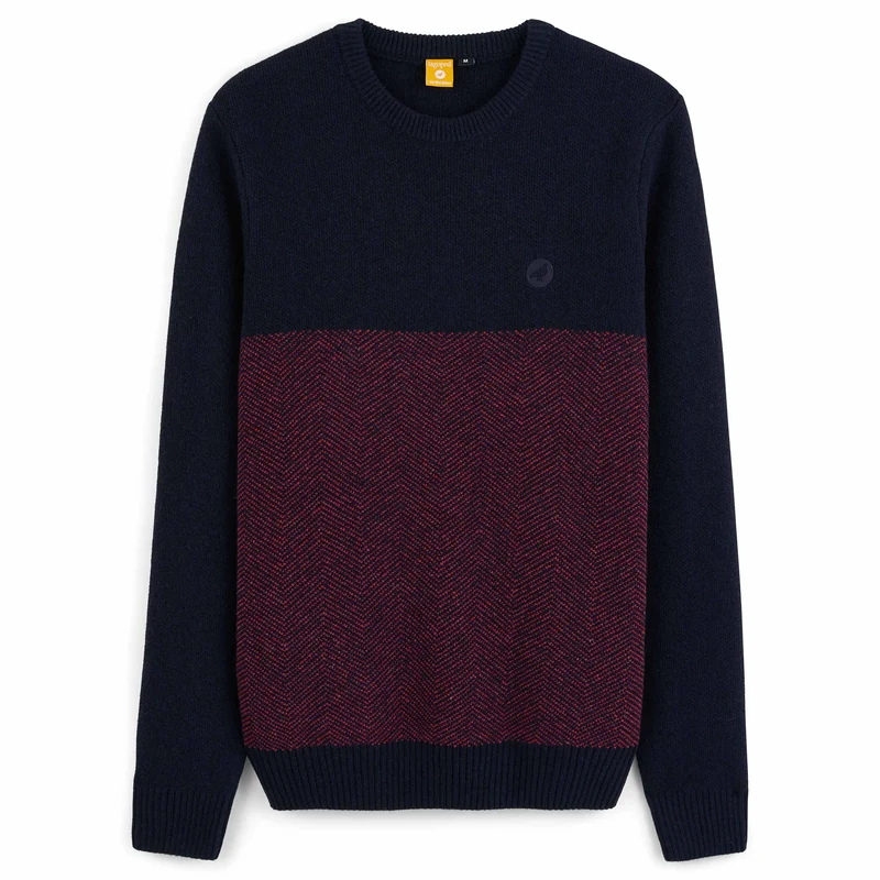 Pull chaud en laine recyclée Homme SNEJNI2