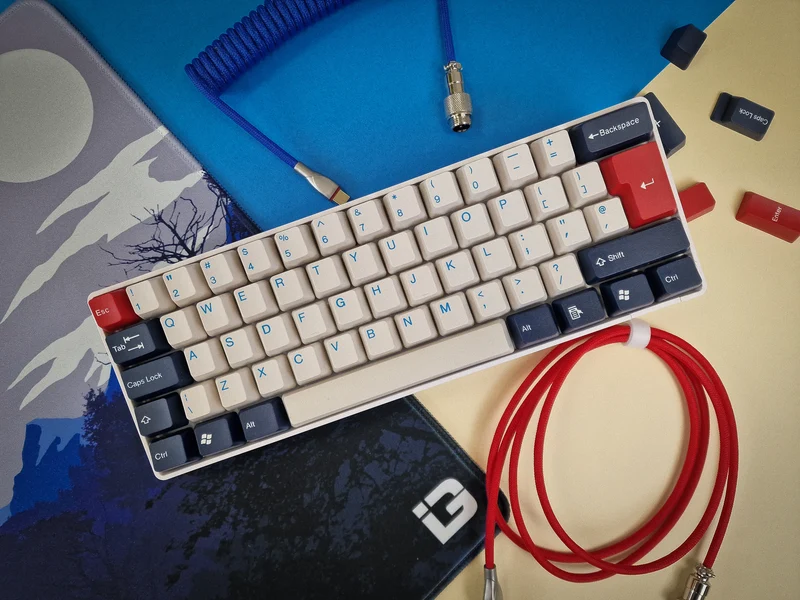 Marinblå Keycap Set
