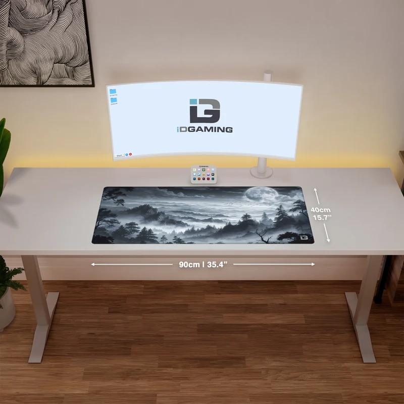 Grå månbelyst natt
