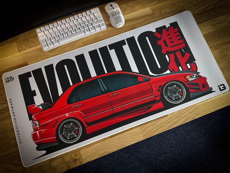 Evo 9 Vortex - Röd