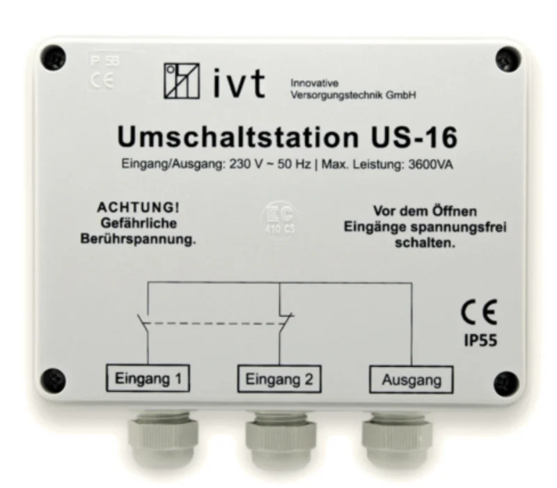 Prioritetskoppling IVT US-16, 230 V AC, 16 A, 3600 VA
