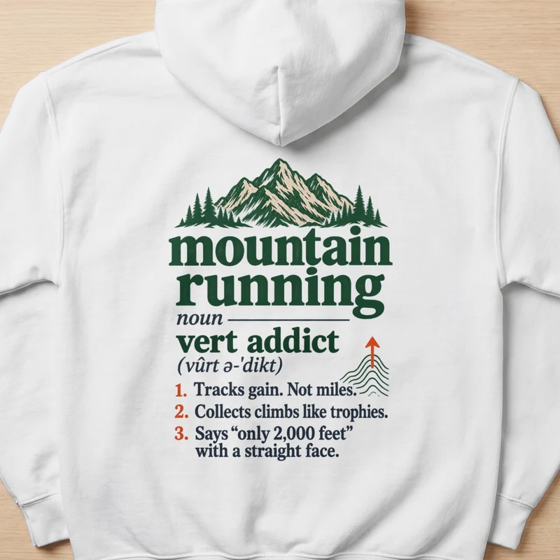 Vert Addict Mountain Running Sweatshirt
