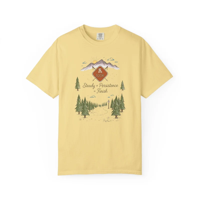 100k Steady Persistence Finish Trail T-Shirt