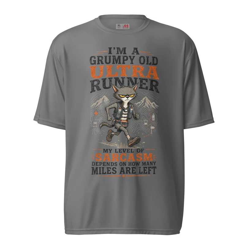 Grumpy Old Ultra Runner Performance T-Shirt