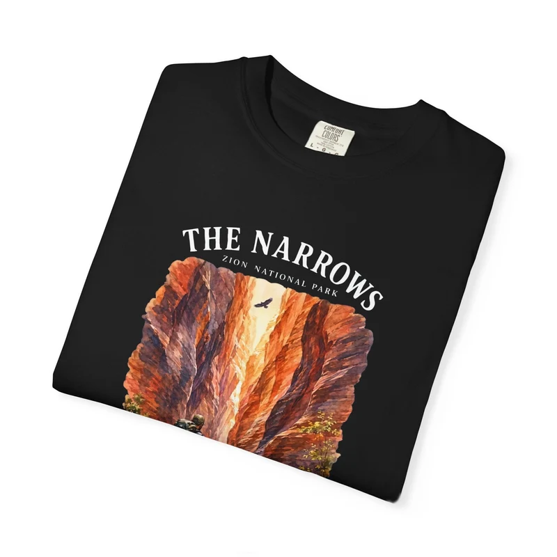 The Narrows Utah National Park Mountain T-Shirt