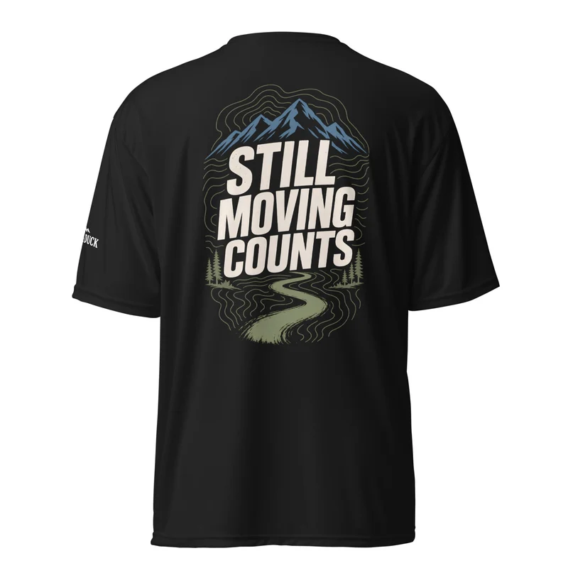 Still Moving Counts Performance T-Shirt