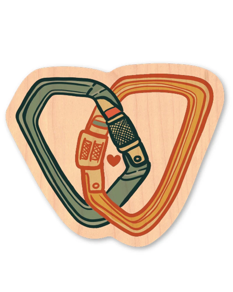 Love Climbing Wood Sticker - Dust City
