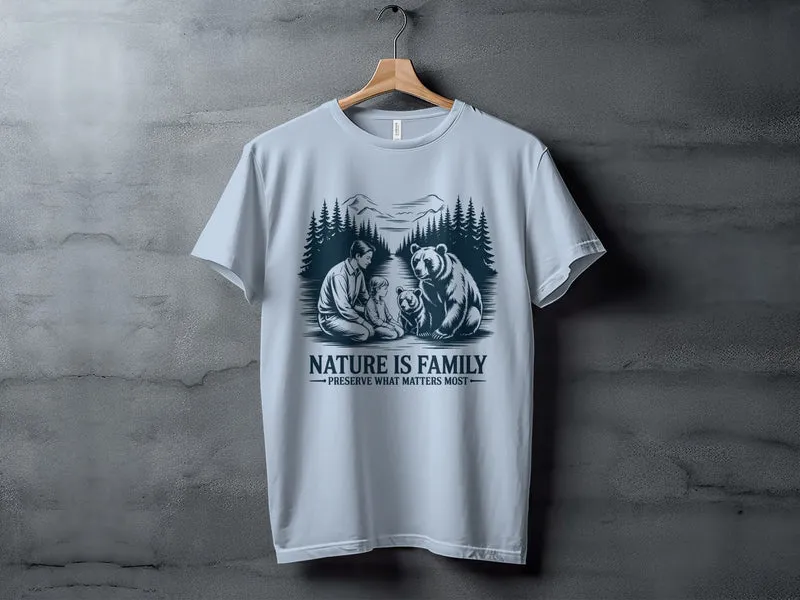 "Nature is Family Preserve What Matters Most" T-Shirt
