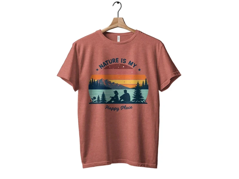 "Nature Is My Happy Place" T-Shirt