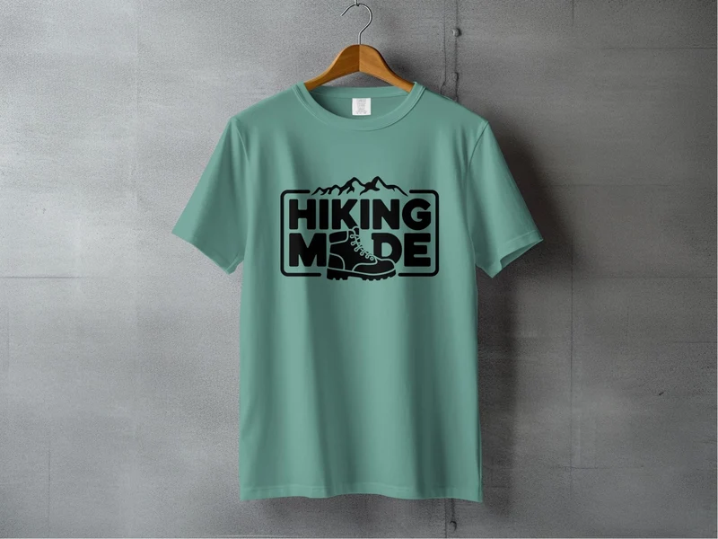 HIKE Mode Graphic T-Shirt for Outdoor Enthusiasts