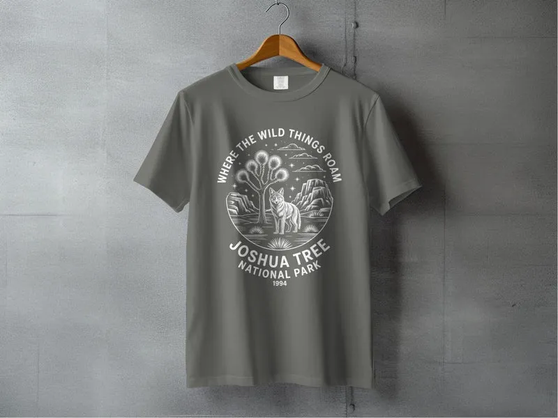 "Where The Wild Things Roam" Joshua Tree National Park Wild T-Shirt