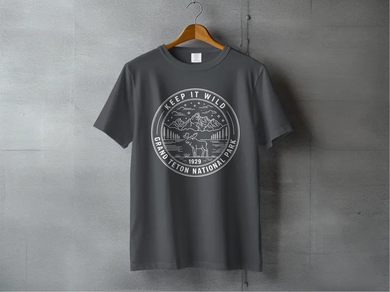 "Keep It Wild" Grand Teton National Park Moose T-Shirt