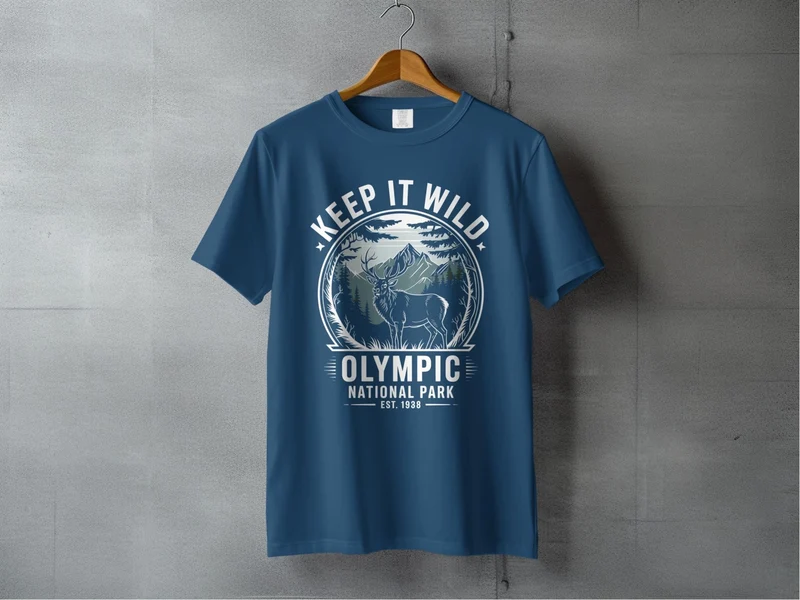 "Keep It Wild" Olympic National Park Deer Shirt