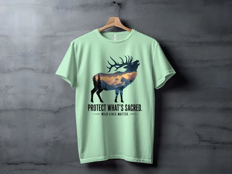"Protect What's Sacred" Elk T-Shirt