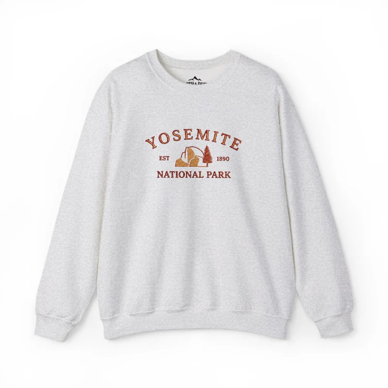 Yosemite National Park Crewneck Sweatshirt