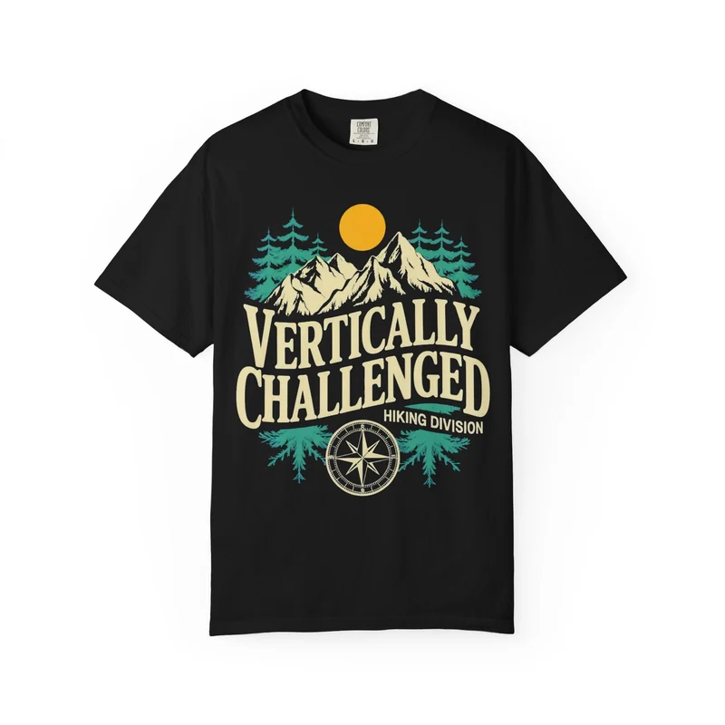 Premium 'Vertically Challenged' Hiking Tee