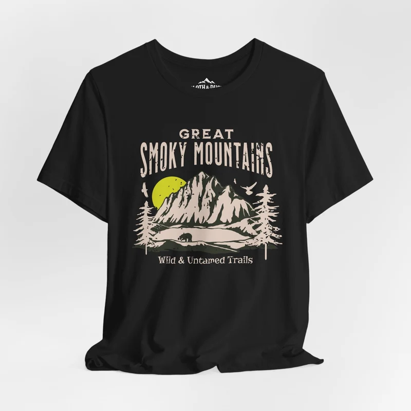 Great Smoky Mountains — Wild & Untamed Trails T-Shirt