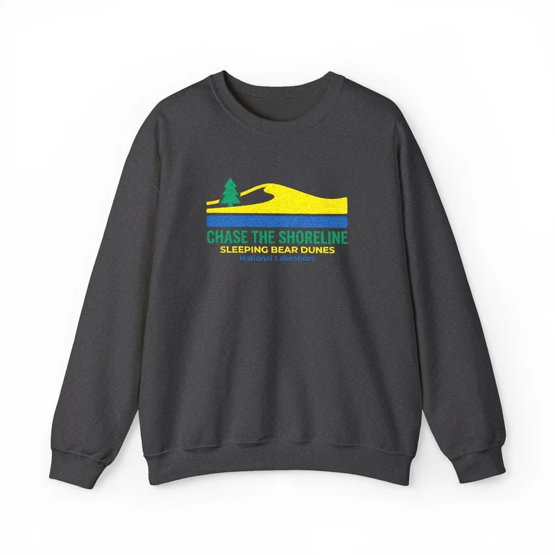 Embroidered Sleeping Bear Dunes - Chase the Shoreline Sweatshirt
