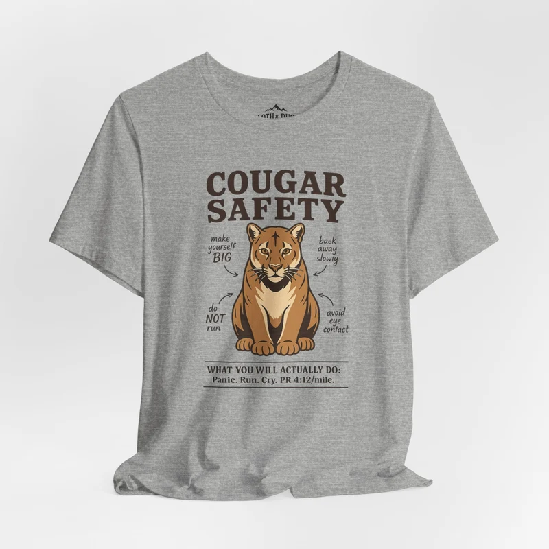 Funny Cougar Safety T-Shirt