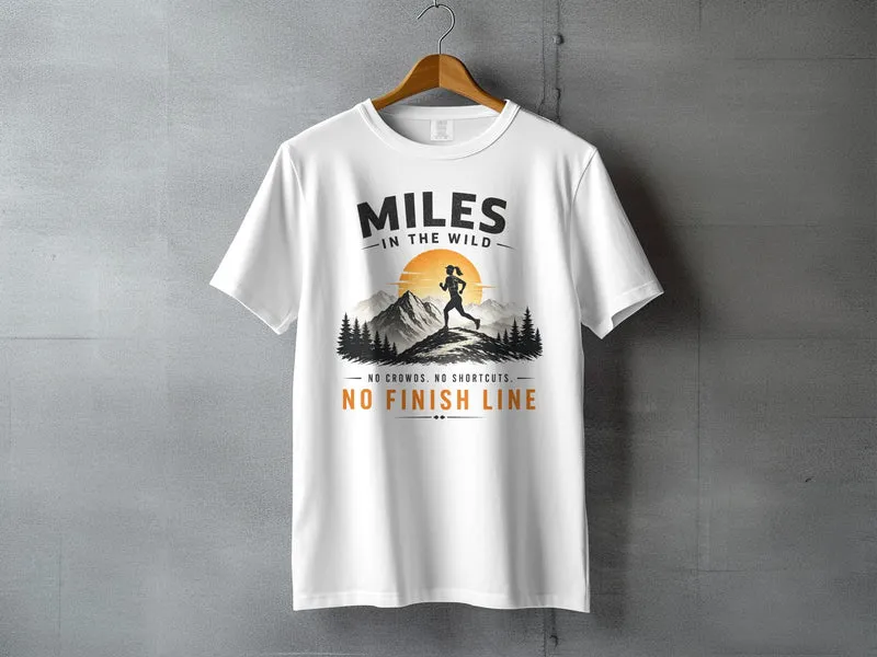 Miles in the Wild Female Trail Runner T-Shirt