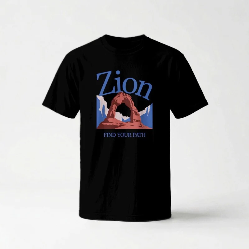 Zion National Park "Find Your Path" T-Shirt