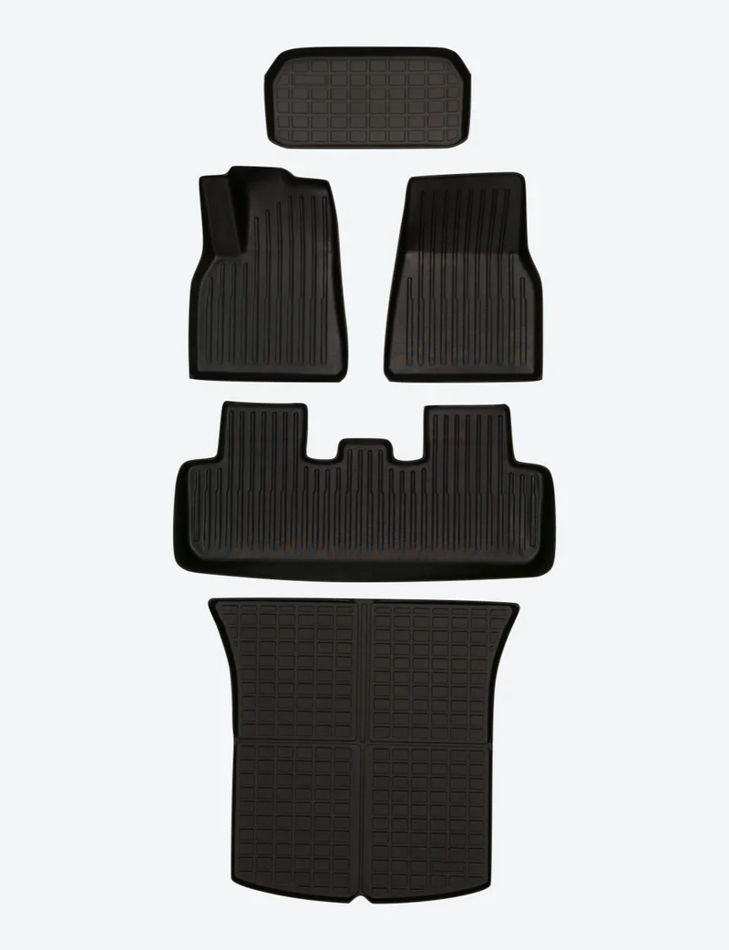 TPE + XPE Gummimattor Tesla Model Y - Paket M