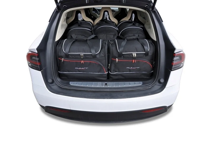 Bilväskor 7 st Tesla Model X 2016-2020