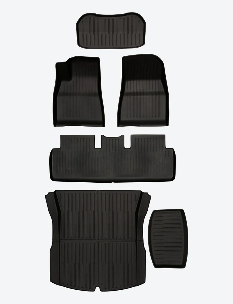 TPE + XPE Gummimattor Tesla Model 3 Highland - Paket L